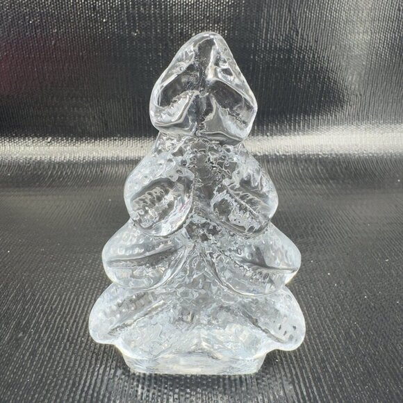 Swedish Glass Candle Holder Votive Tea Light Clear Christmas Tree Light Holder - Picture 7 of 11